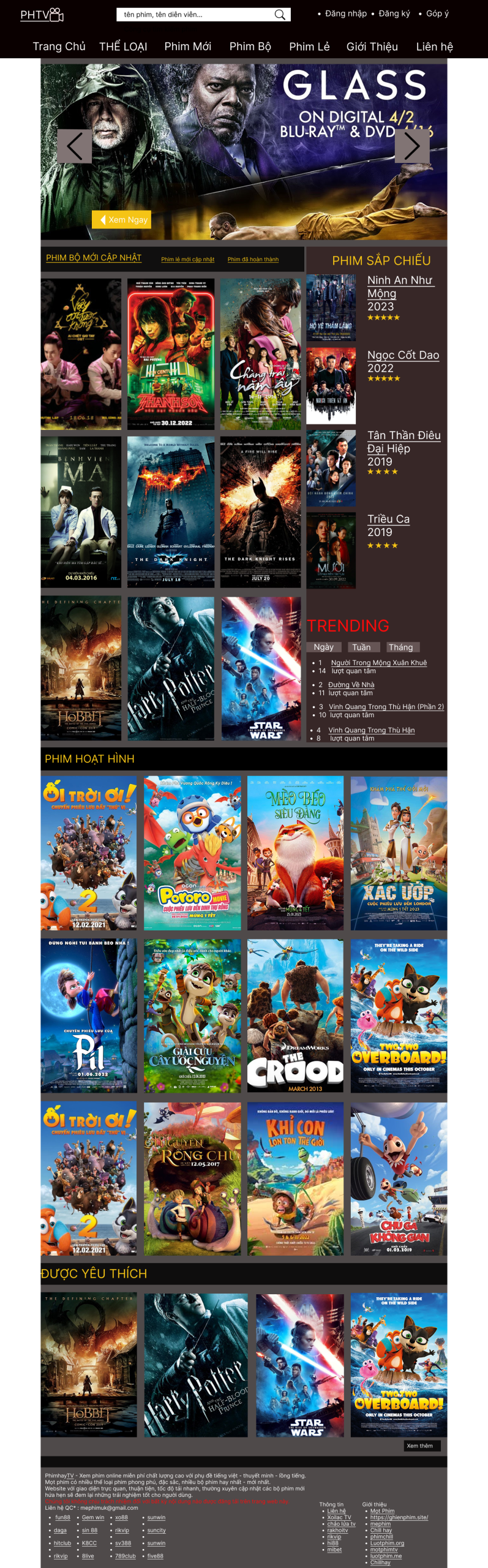 Website du lịch